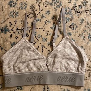 BRAS 3 FOR $30 Aerie cotton grey bralette